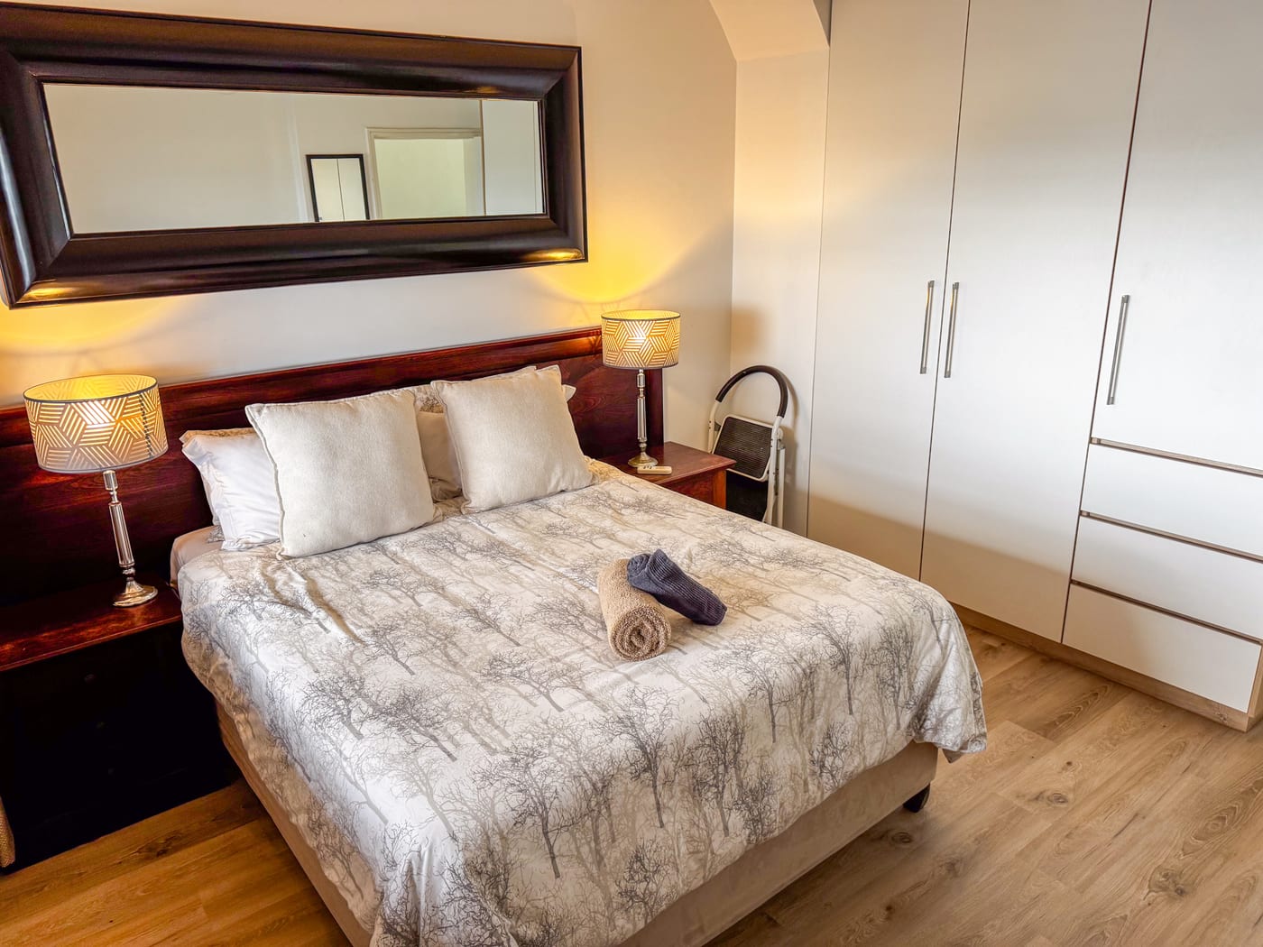 Second bedroom in the Dolphin Beach apartment