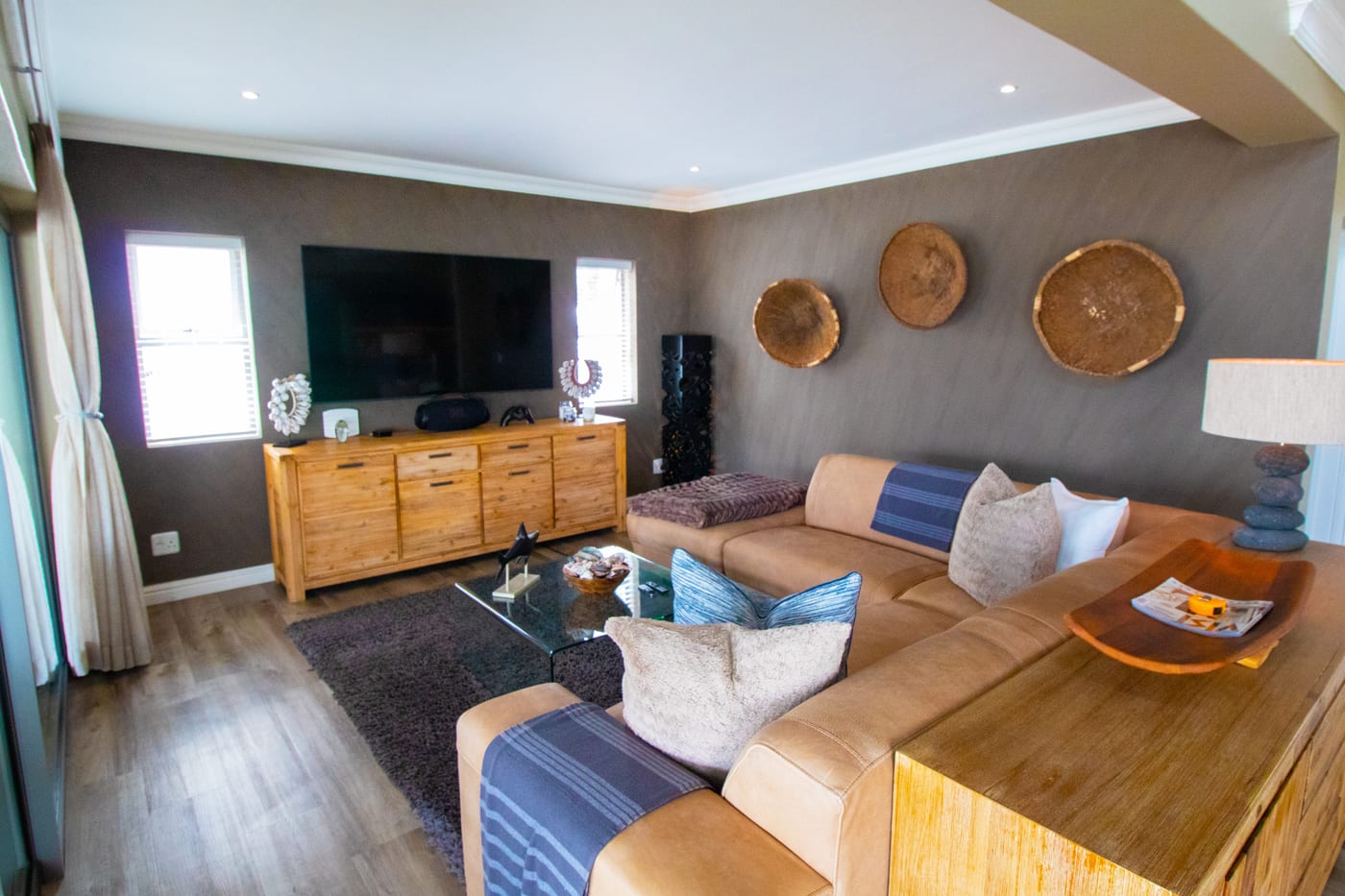 Lounge area in the St Francis Bay home